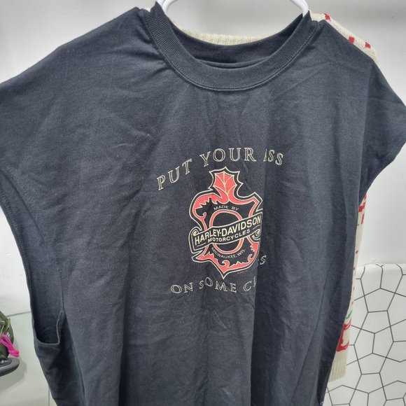 Harley davidson t shirt retro black size 3XL brand new with tag las vegas nevada - Picture 1 of 8